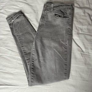 gray american eagle jeans super stretch 😍